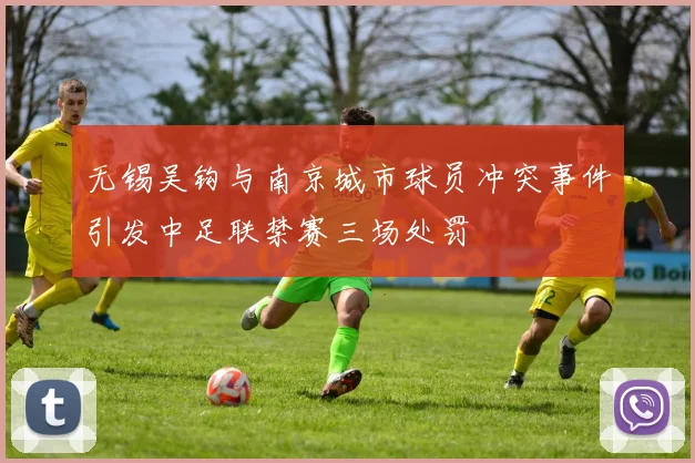 无锡吴钩与南京城市球员冲突事件引发中足联禁赛三场处罚
