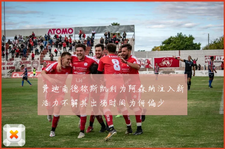 费迪南德称斯凯利为阿森纳注入新活力不解其出场时间为何偏少
